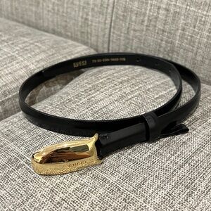 Gucci Tom Ford era Gold Hardware Leather Belt